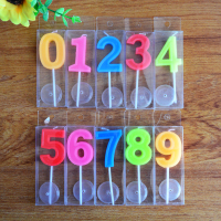 Single-slot Number Candle; PVC Box