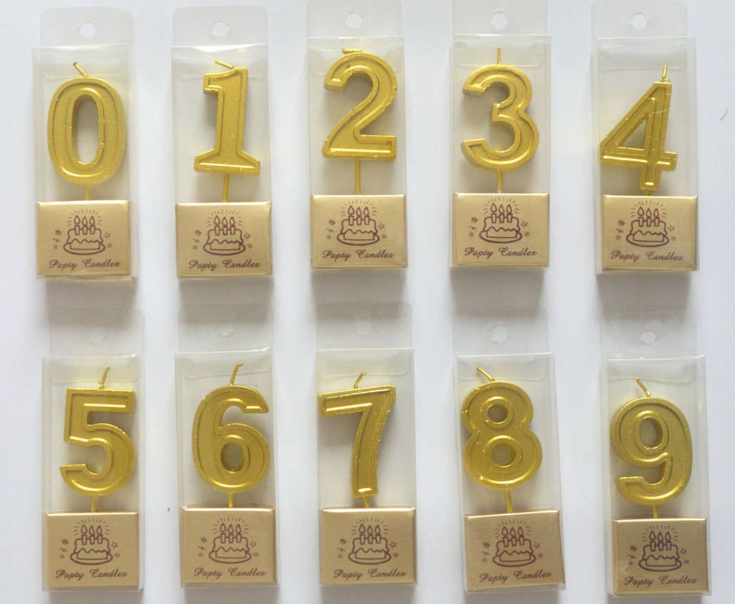 Metallic Finish Gold single-slot; Number PVC Box