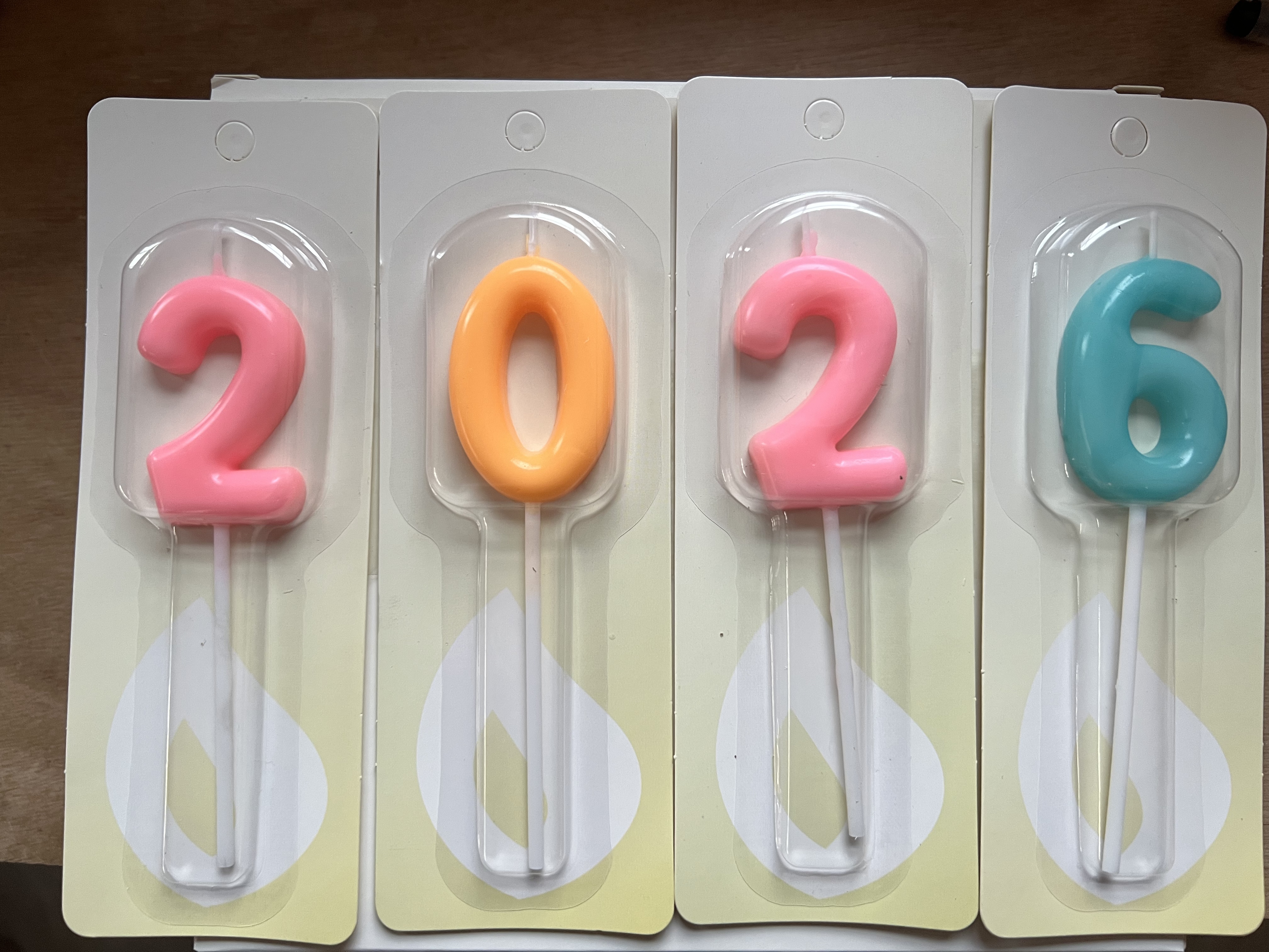 Macaronnumberblister Card