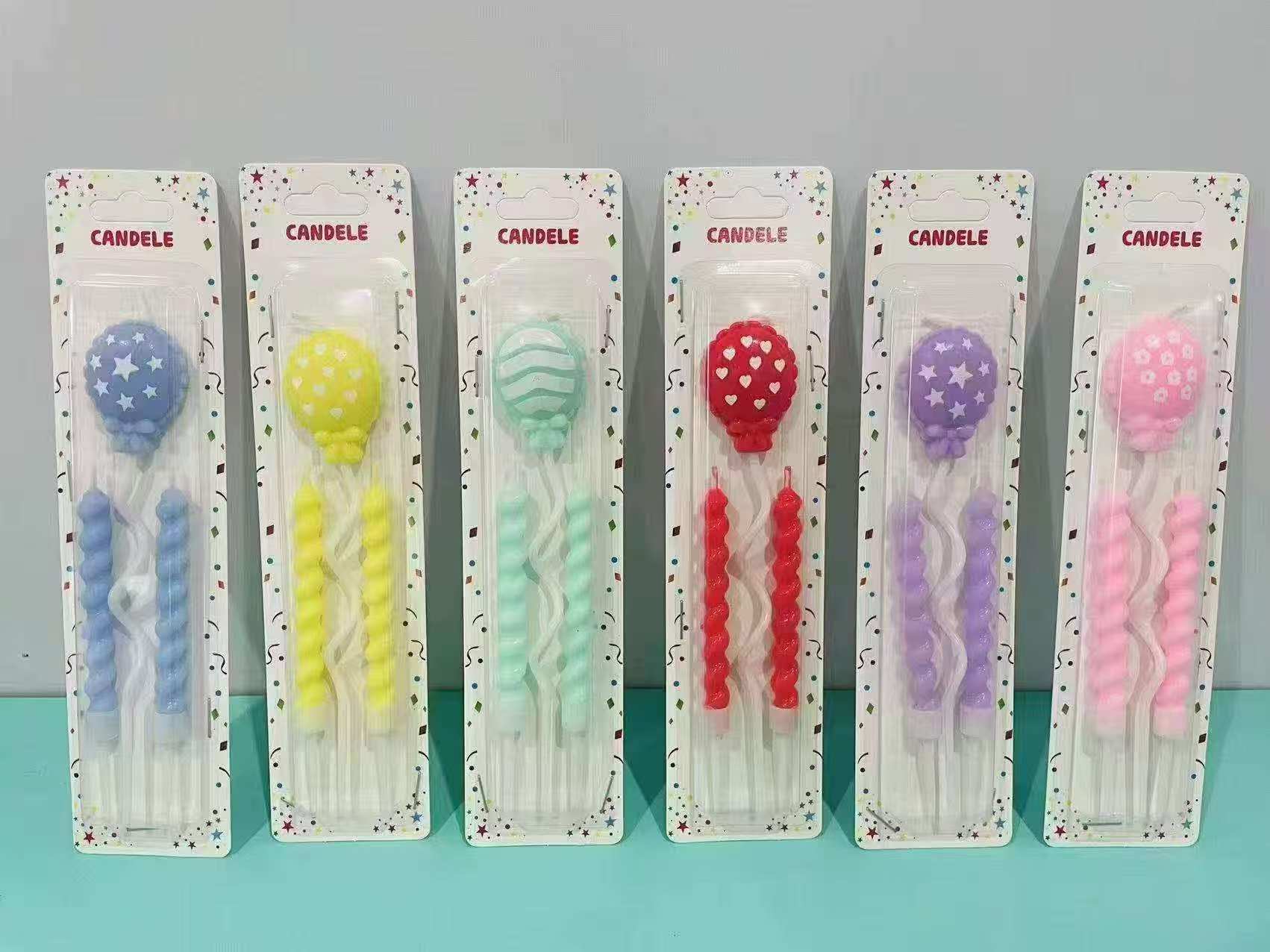 新款气球蜡烛 吸卡