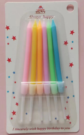 6支 白卡 彩虹蜡（六彩）600卡