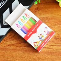 盒装12支水晶倒头蜡(六色) 288个