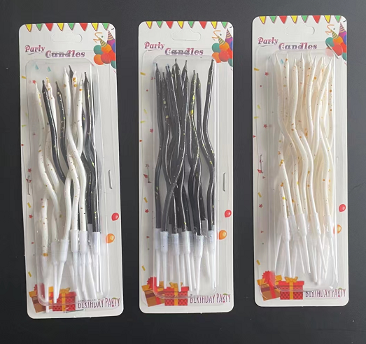 镀漆（全色漆）12支曲线水晶蜡（白卡）（白色）+金点360卡