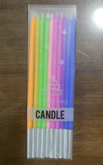 锡纸彩虹10支水晶蜡 576pvc