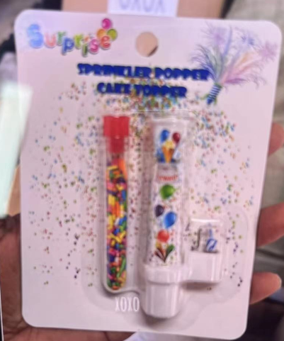 有音乐 喷糖 蜡烛